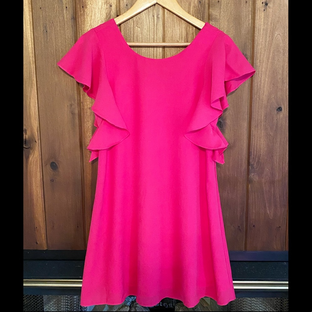 Hot pink mini dress size small